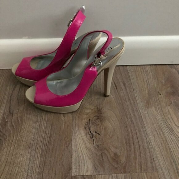 Guess Pink peep toes shoes - Picture 2 of 5
